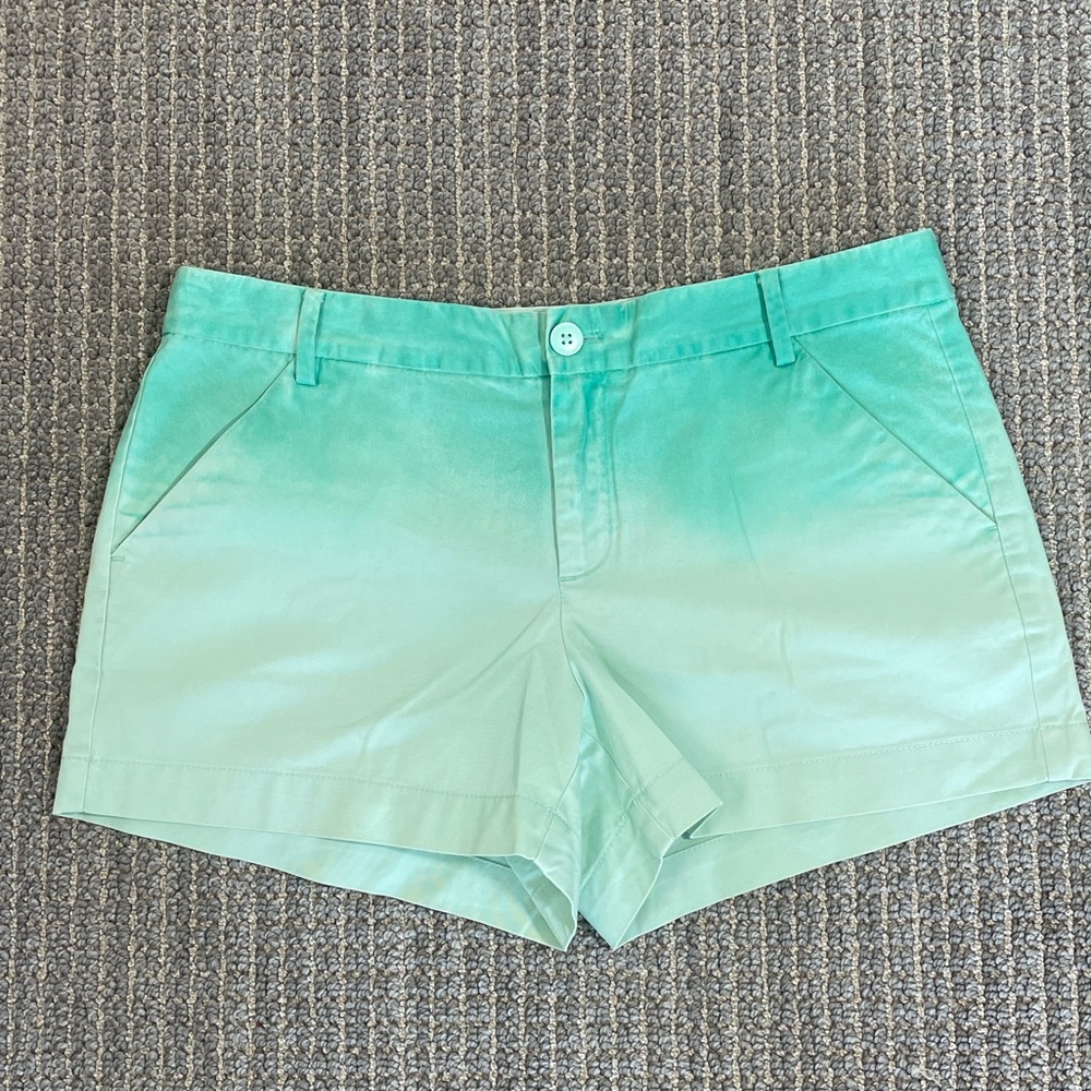 Gap Neon Ombré Khaki Green Shorts